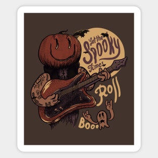 Let the Spooky Times Roll Sticker